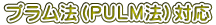 プラム法（PULM法）対応